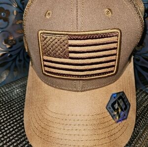 Runs Deep Tactical American Flag Hat_New